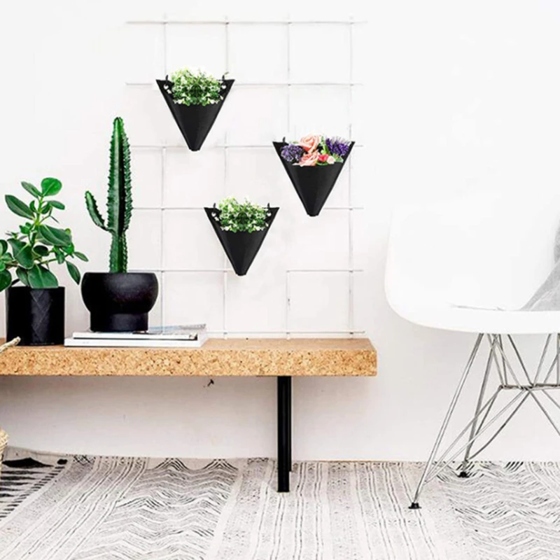 

Настенный цветочный горшок, треугольная подвесная сумка, цветочные растения, настенная подвесная сумка, треугольное растение, цветочный го...