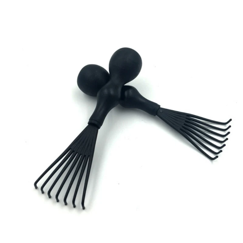 Двухцветная дополнительная практичная портативная Расческа для быстрого