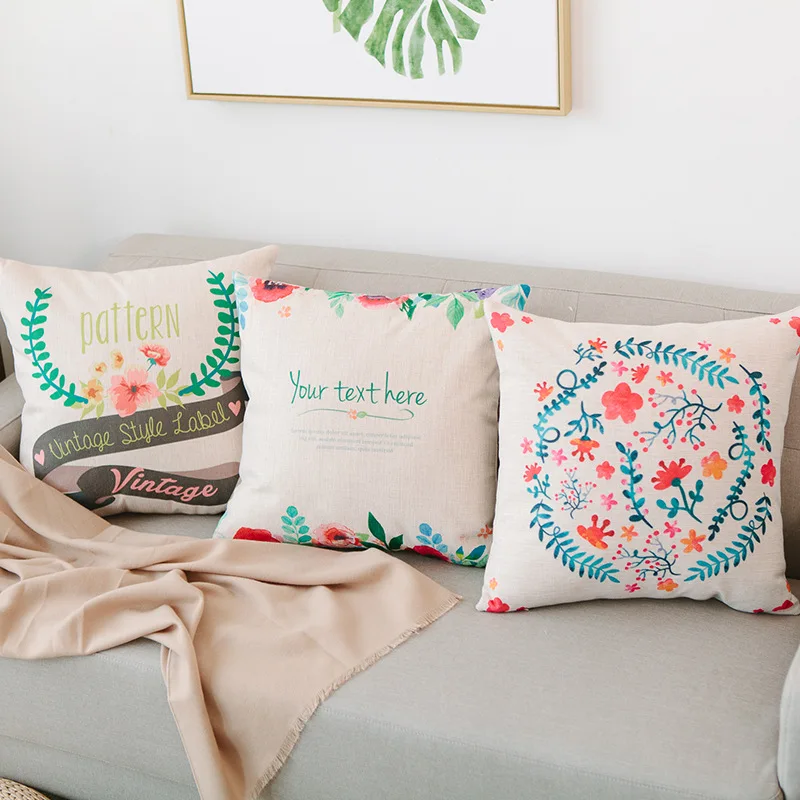 Европейский стиль толстый хлопок и лен обнимает наволочка машина диван подушка