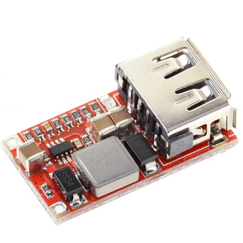 USB понижающий модуль 6 24 В 12 в 5 устройство для зарядки телефона продуктивный