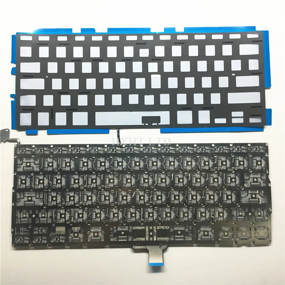 Клавиатура A1278 с подсветкой для Macbook Pro 13 дюймов английская раскладка США 2009 2010 2011