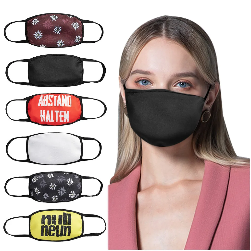 Летняя тонкая хлопковая маска промытая и вышитая от солнца для рта лица моющаяся