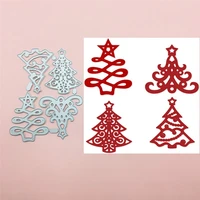 christmas tree star metal cutting dies stencils for diy scrapbooking stampphoto album decorative embossing paper cards
