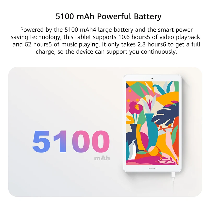 Глобальная версия HUAWEI MediaPad M5 lite планшетный ПК 8 0 '&#x271920x1200 дисплей 3 ГБ 32 Kirin 710 5100