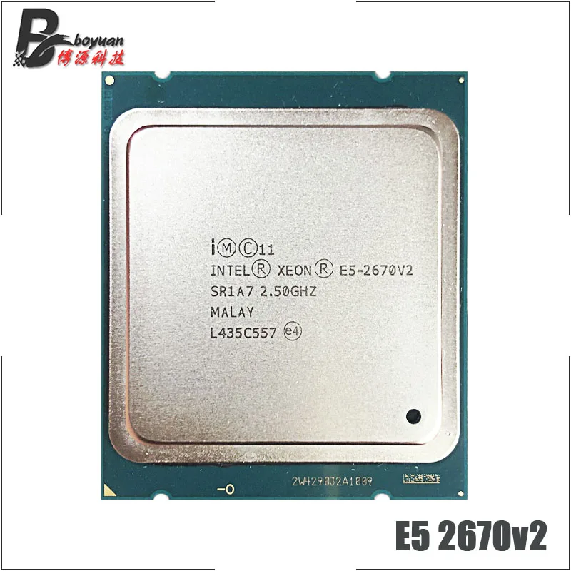 Intel Xeon E5-2670v2 E5 2670v2 E5 2670 v2 2,5 ГГц десять-ядерный Twenty ЦП 25 м 115 Вт LGA 2011