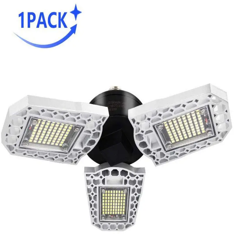 1 шт. E27 светодиодный гараж светильник деформации 100 Вт с регулируемым углом
