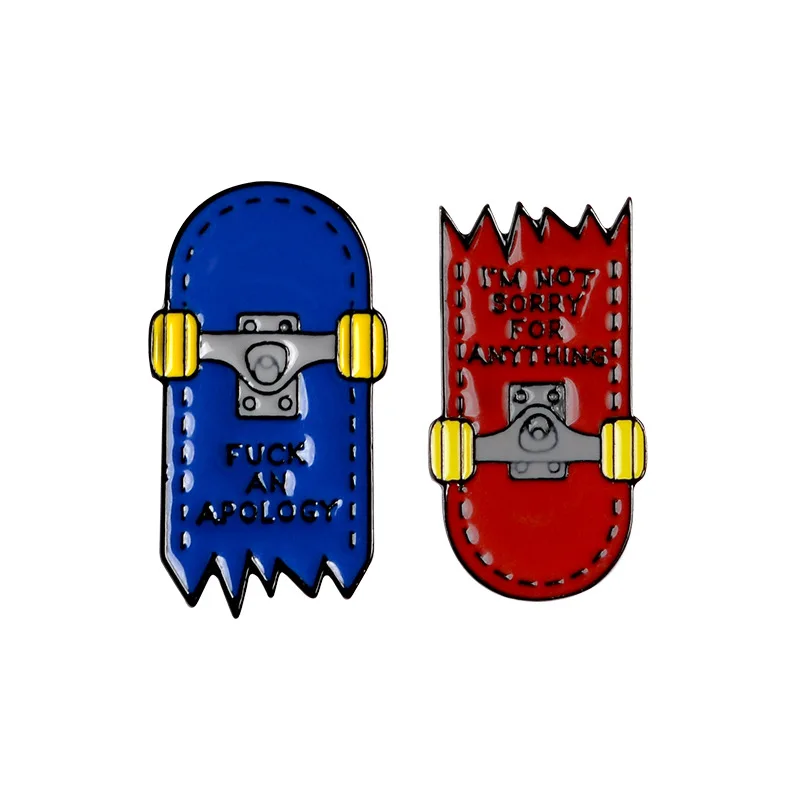 Значки с героями мультфильмов буквы I'M NOT BORRY для чего-либо броши креативный