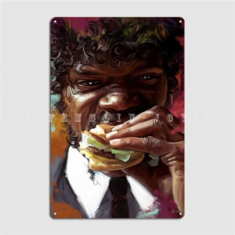 

Деревянная табличка с надписью «Jules Winnfield»