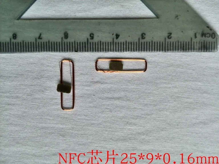 25*9*0 16 мм ISO14443A 13 56 МГц RFID IC NFC Nta213 чип катушка RF пассивный COB и антенна|RFID бирки