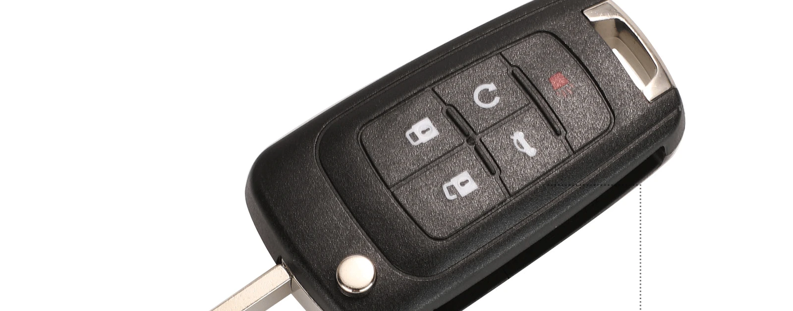 jingyuqin Car Remote Key Suit for Chevrolet Malibu Cruze Aveo Spark Sail 2/3/4 Buttons 433/315MHz Control Alarm Fob