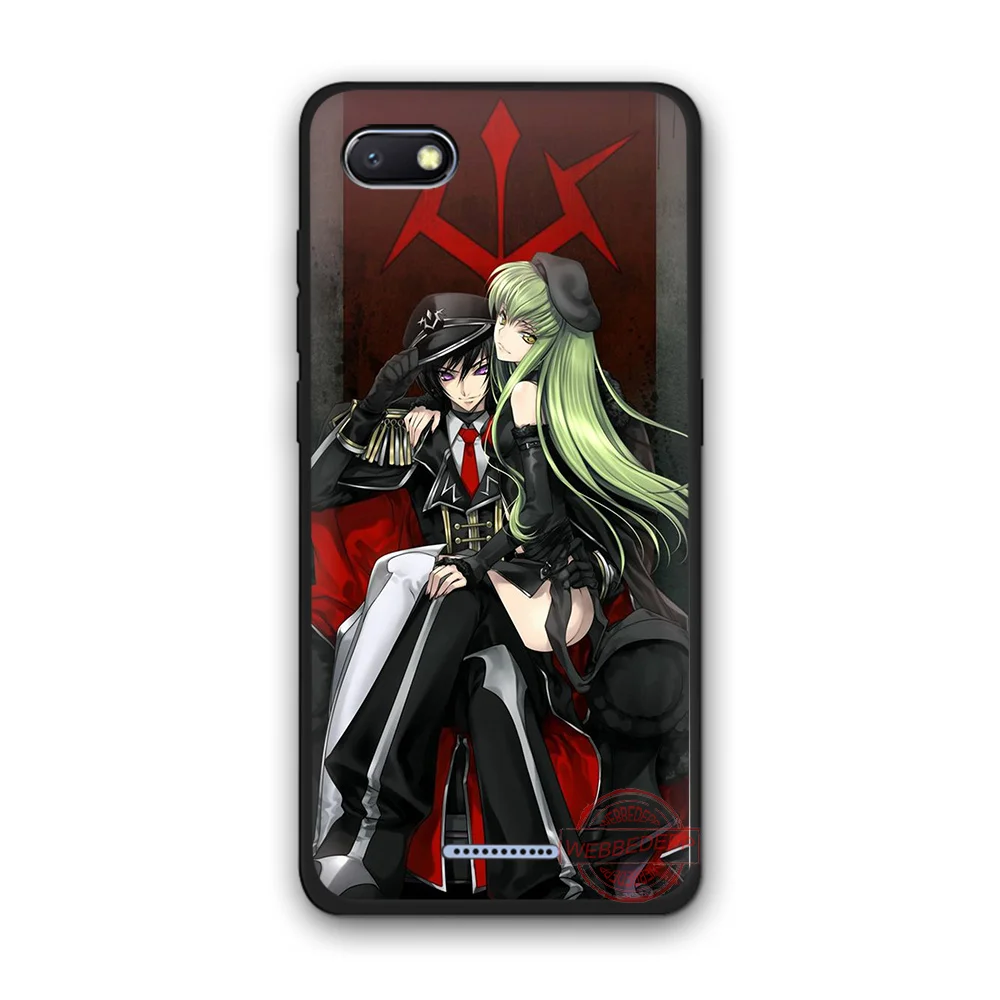 WEBBEDEPP Code Geass модные чехлы для мобильного телефона из мягкого силикона чехол Redmi Note