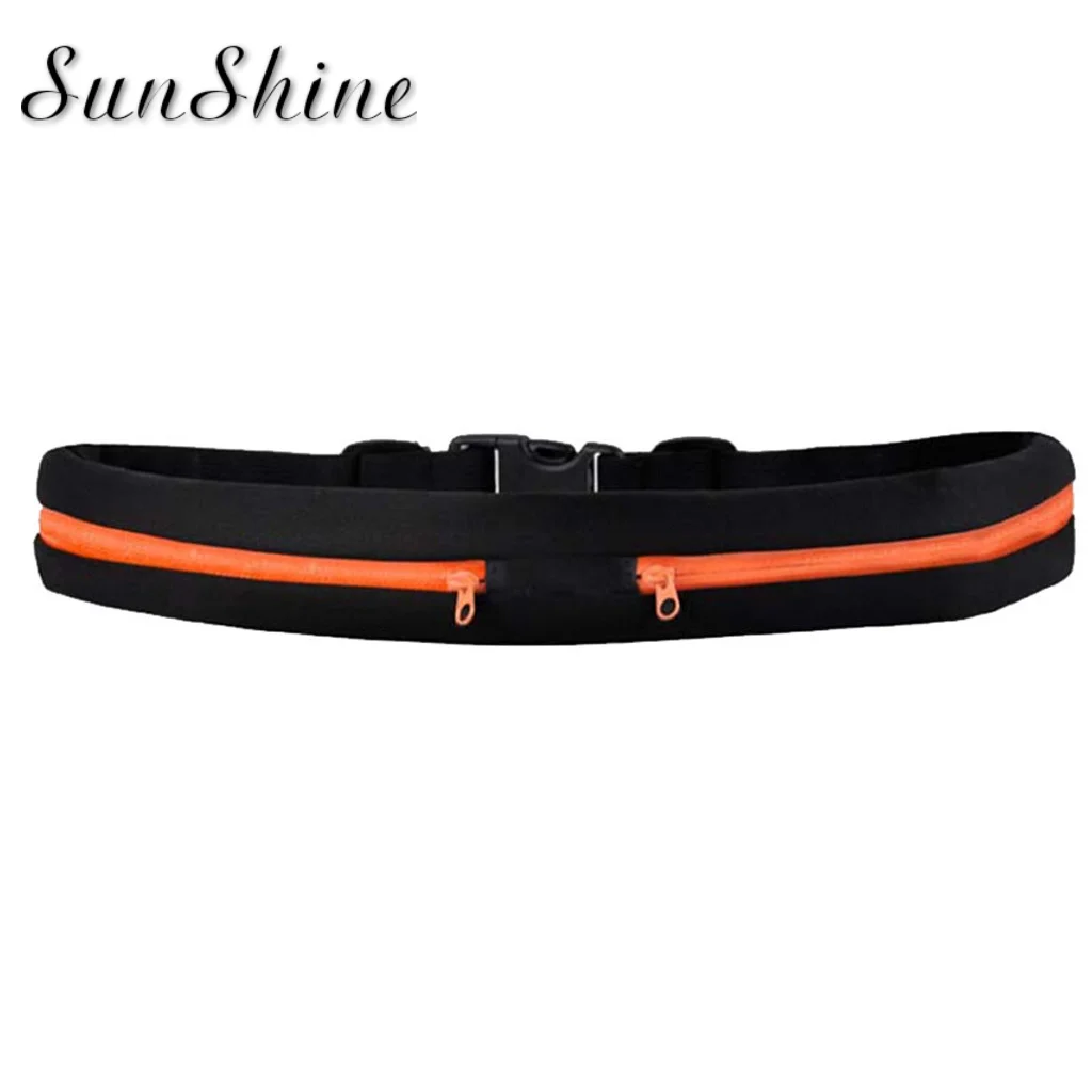 Сумка для бега путешествий с карманами на талии спорта портативная