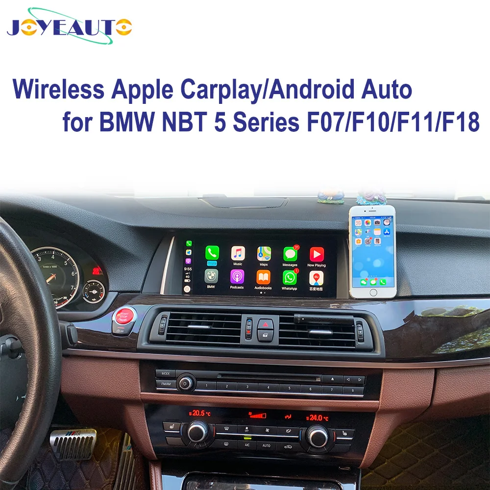 Joyeauto WIFI беспроводной Apple Carplay Airplay NBT 5 серия F07 F10 F11 F18 2013 2017 для BMW Car Play Android Auto Mirror IOS