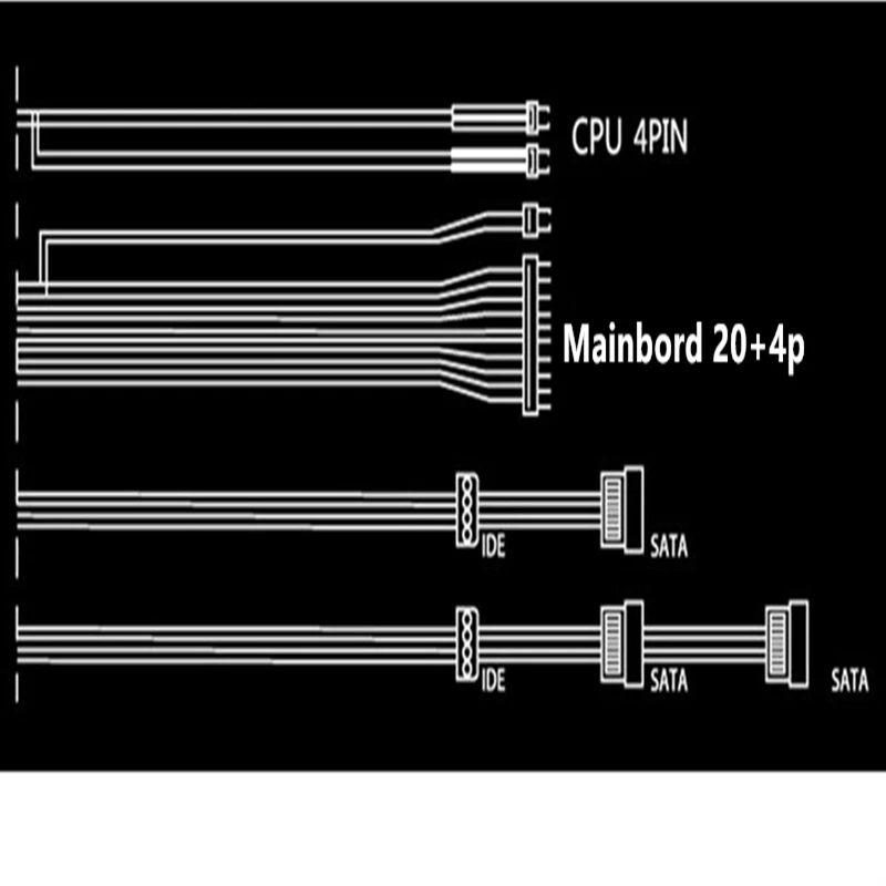 

New Original PC PSU For XinHang Brand Rated 280W Peak 460W Binuclear and Tetranuclear Power Supply Positive Energy 460