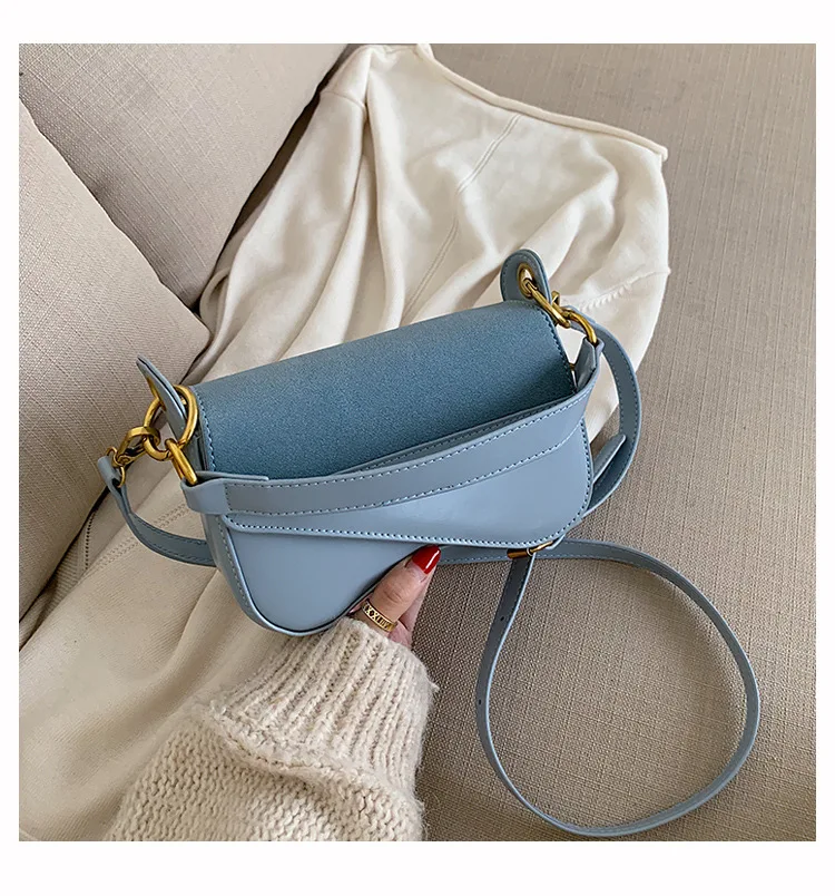 

Fashion Handbags Solid Pu Shoulder Messenger Bags Women Hand Bag Solid Color Purses Ladies High Quality Casual Underarm Bags