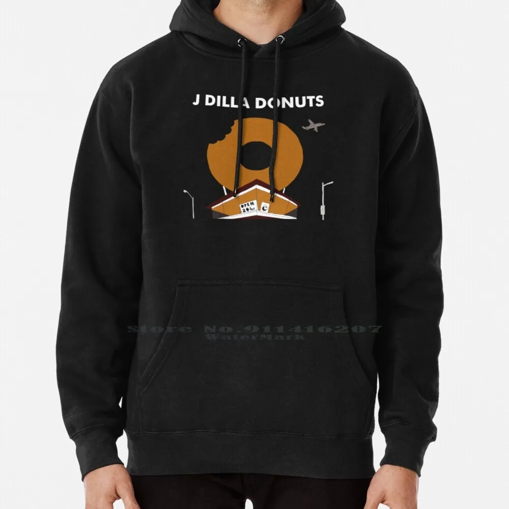 

Donuts Hoodie Sweater 6xl Cotton J Dilla Donuts Hiphop Jay Dee Rapper Music Women Teenage Big Size Pullover Sweater 4xl 5xl 6xl
