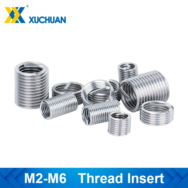 

Набор резьбовых вставок Xcan из нержавеющей стали M2 M2.5 M3 M4 M5 M6