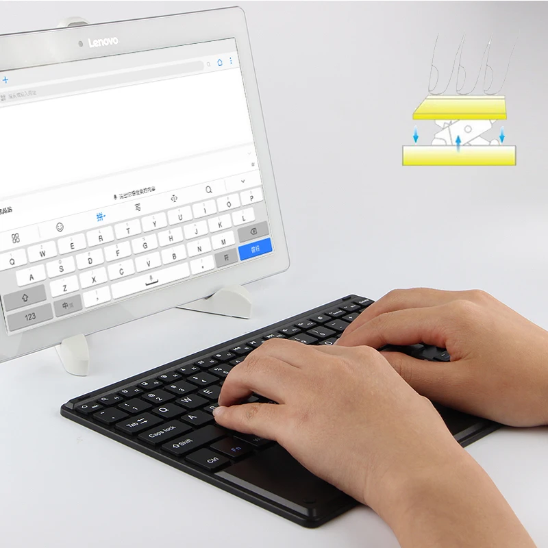 Bluetooth-совместимая клавиатура для Android Windows беспроводная планшетов и ноутбуков с