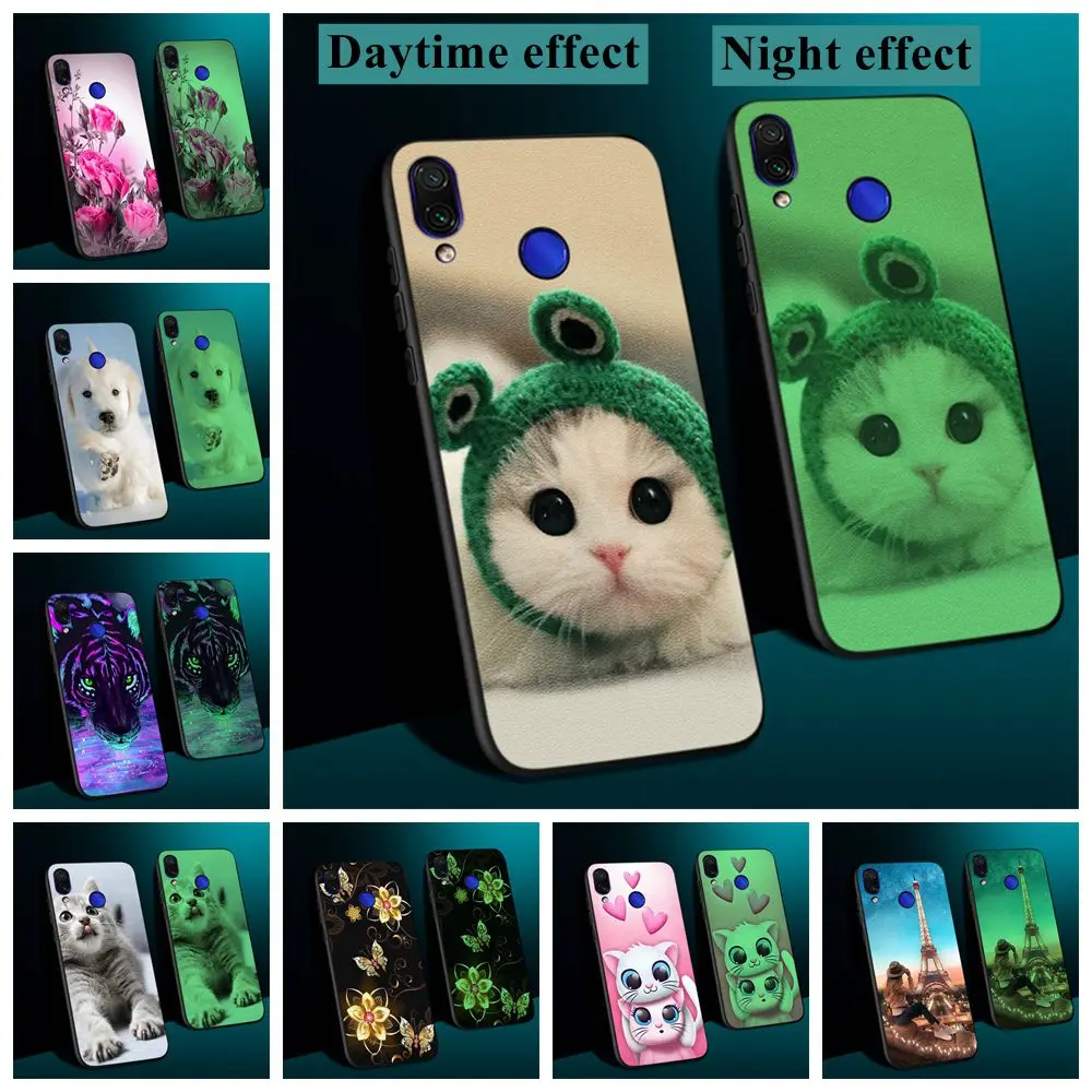 Чехол-бампер с эффектом свечения для Huawei Honor 7X 10 / Lite.