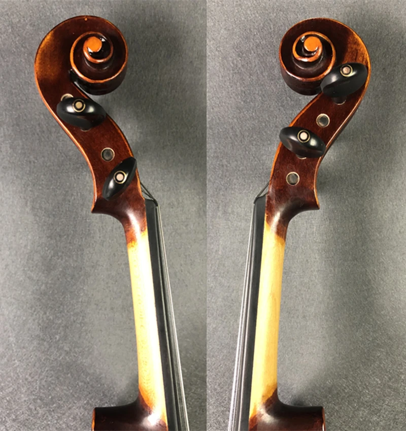 Настоящая фотография ручной работы 4/4 скрипка Cкрипка Violin чехол amammoon аксессуары