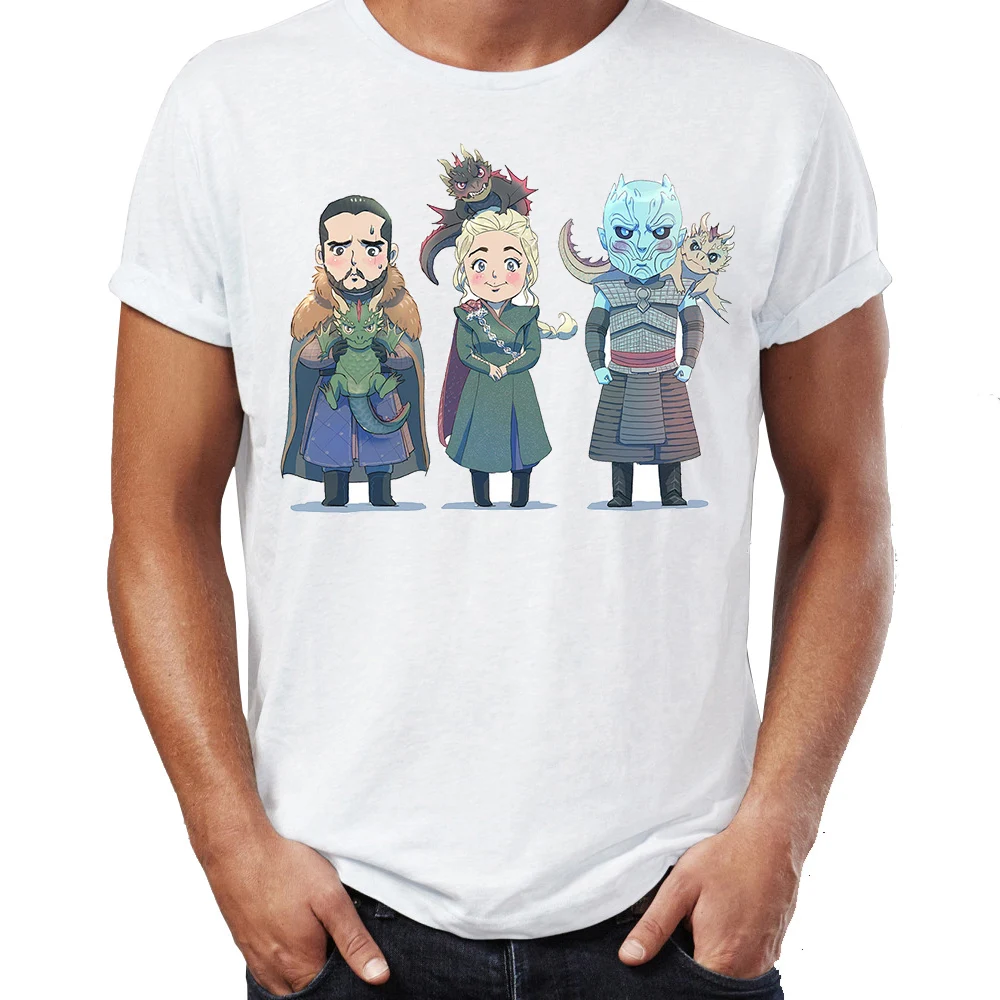 2019 модная футболка с принтом &quotИгра престолов&quot &quotсвязка драконов&quot &quotКороль