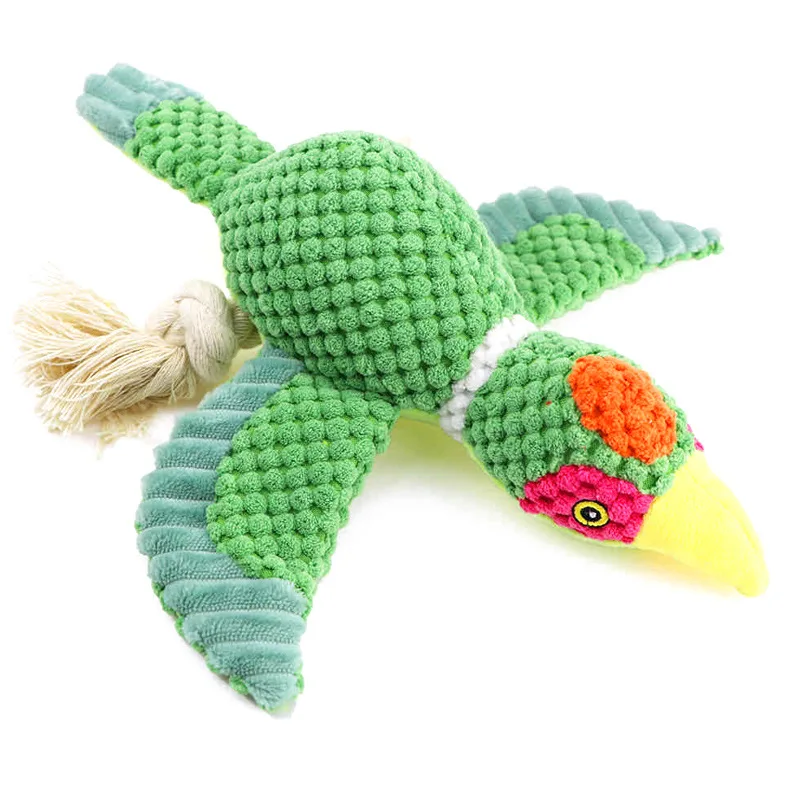 Пищащий Забавный попугай игрушки в форме животных подарок жевательная игрушка