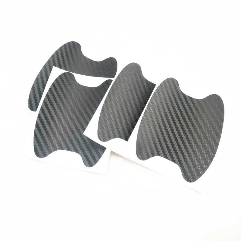 4 шт. Автомобильная карбоновая ручка защитная пленка универсальная Наклейка для