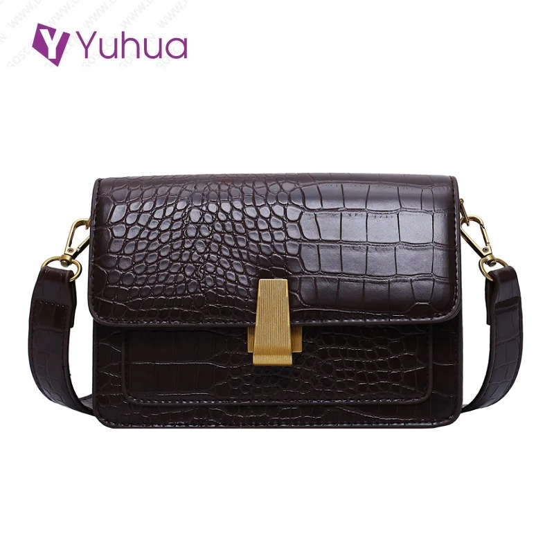 

Yuhua 2020 новые модные женские сумки, винтажная Корейская версия женская сумка, трендовая однотонная сумка-мессенджер, повседневные сумки чере...