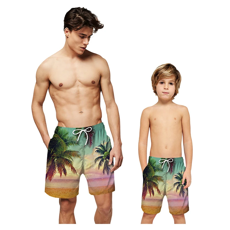 

Boys Summer 3D Print Casual Shorts for 7-14Yrs Kids Quick Dry Swimming Trunks Children BeachSHort Pants Drawstring Swimsuit A40