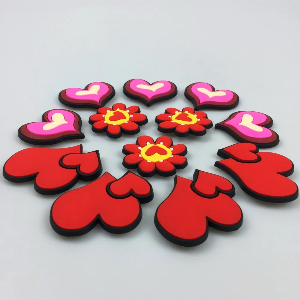 

Valentine's Day gifts PVC Fridge Magnets refrigerator sticker lovely heart Custom Available OEM/ODM