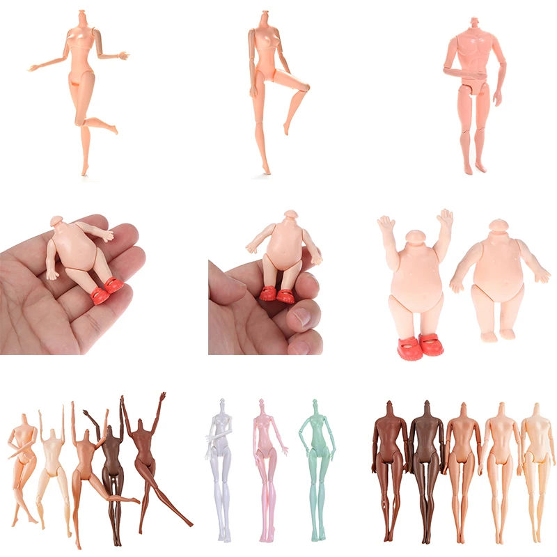 

1PC/5PCS 11/12 Movable Joints Doll Nude Body Doll Body Parts Doll Accessories Girl/Boy Doll Body Part