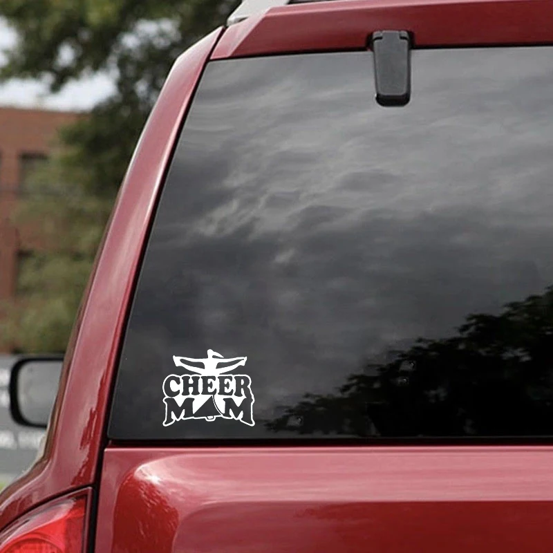 Автомобильный Стайлинг 15 см x 12 5 надпись Cheer Mom автомобиля Стикеры для грузовик