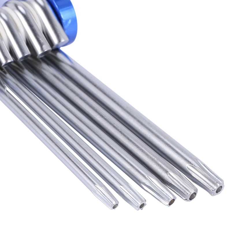 

2Pcs 8-In-1 Folding Hex Set Metric Torx Screwdriver Metric Torx Screwdriver