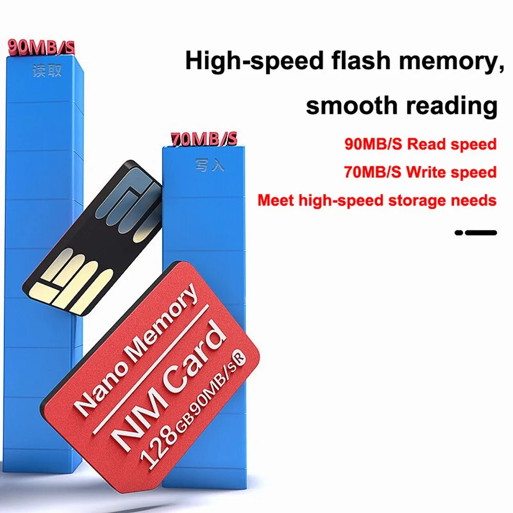 Двойное использование type-C USB3.0 высокоскоростной TF/NM кард-ридер для Huwei mate 20/X/RS/P30/P30