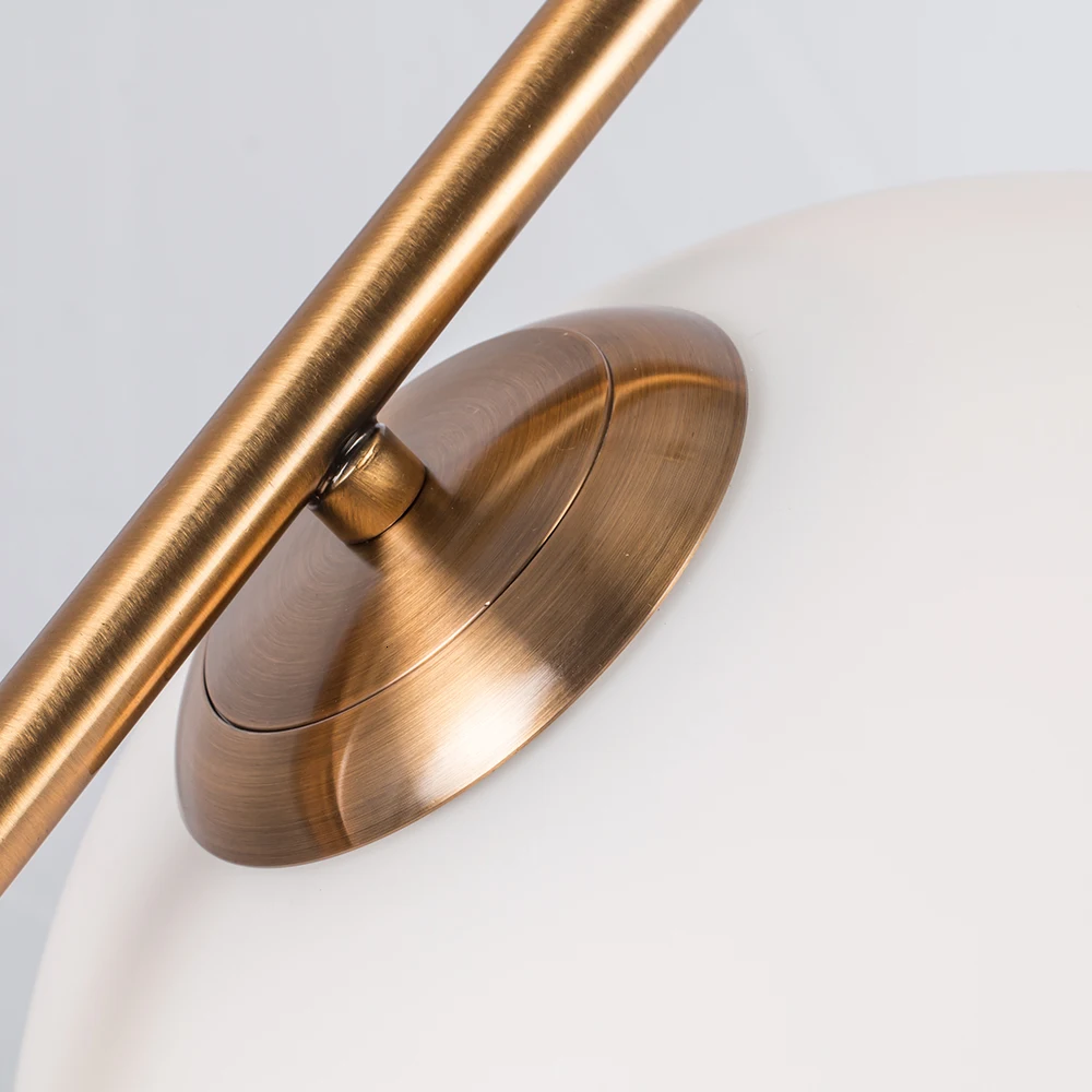 Белая люстра для столовой Светодиодная потолочная современная стеклянная