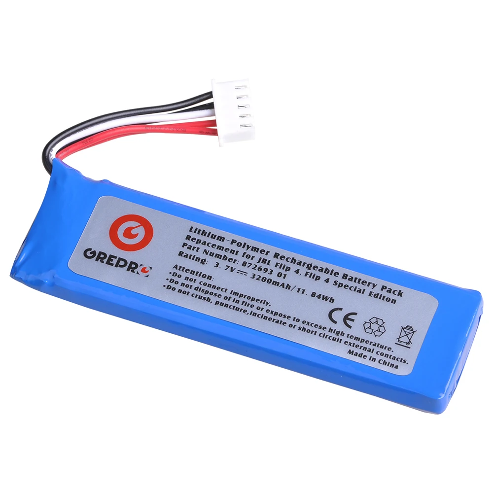 Аккумулятор 3200mAh GSP87269301 для JBL Flip 4 Flip4 Special Edition.|Цифровые аккумуляторы| |