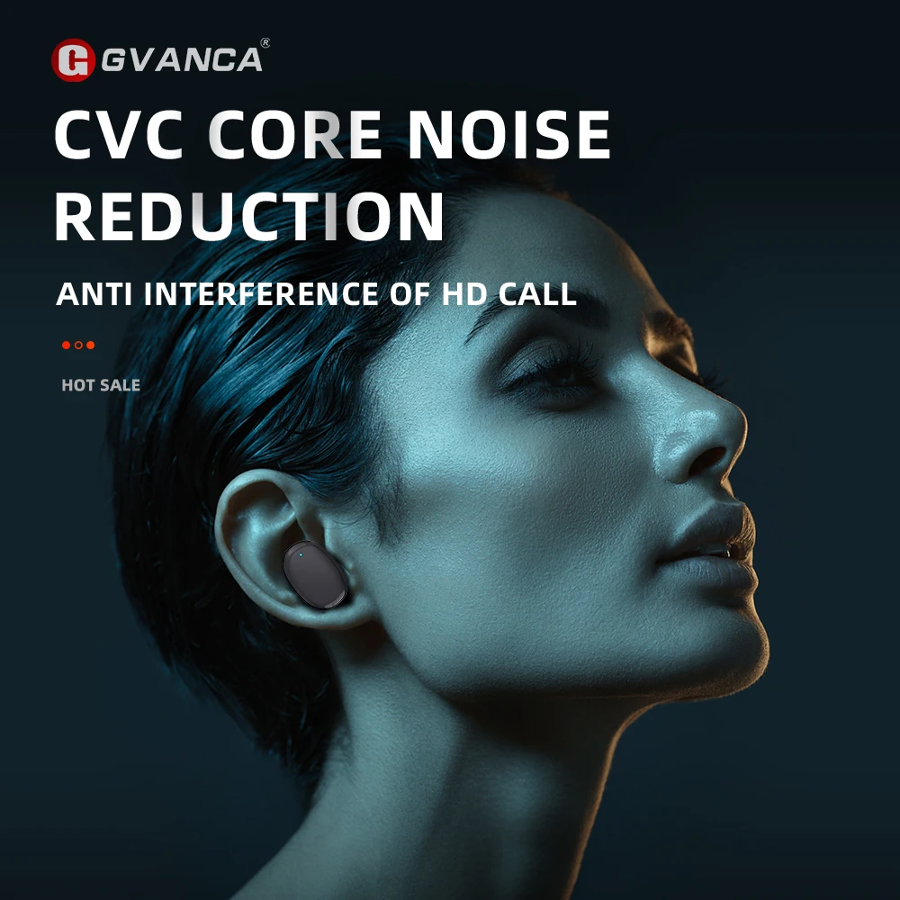 GVANCA I-10 TWS Fingerprint Touch 5,0 Bluetooth наушники беспроводные наушники HD стерео наушники умные наушники с шумоподавлением