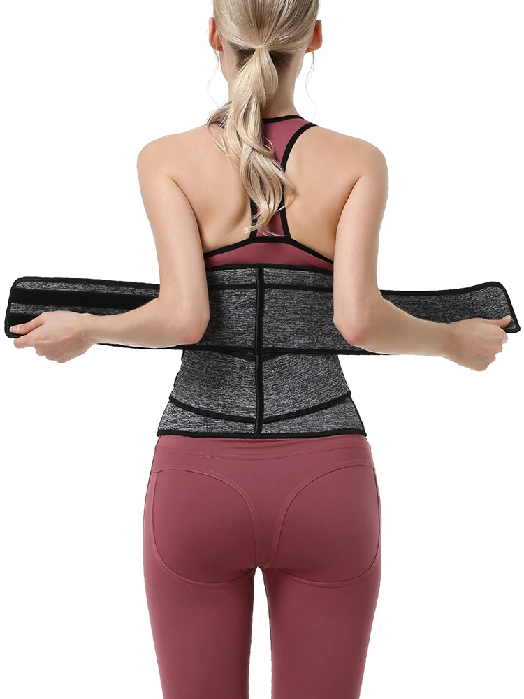 Высокая компрессия Молния Талии Тренажер Неопреновый Пояс потеря веса Cincher