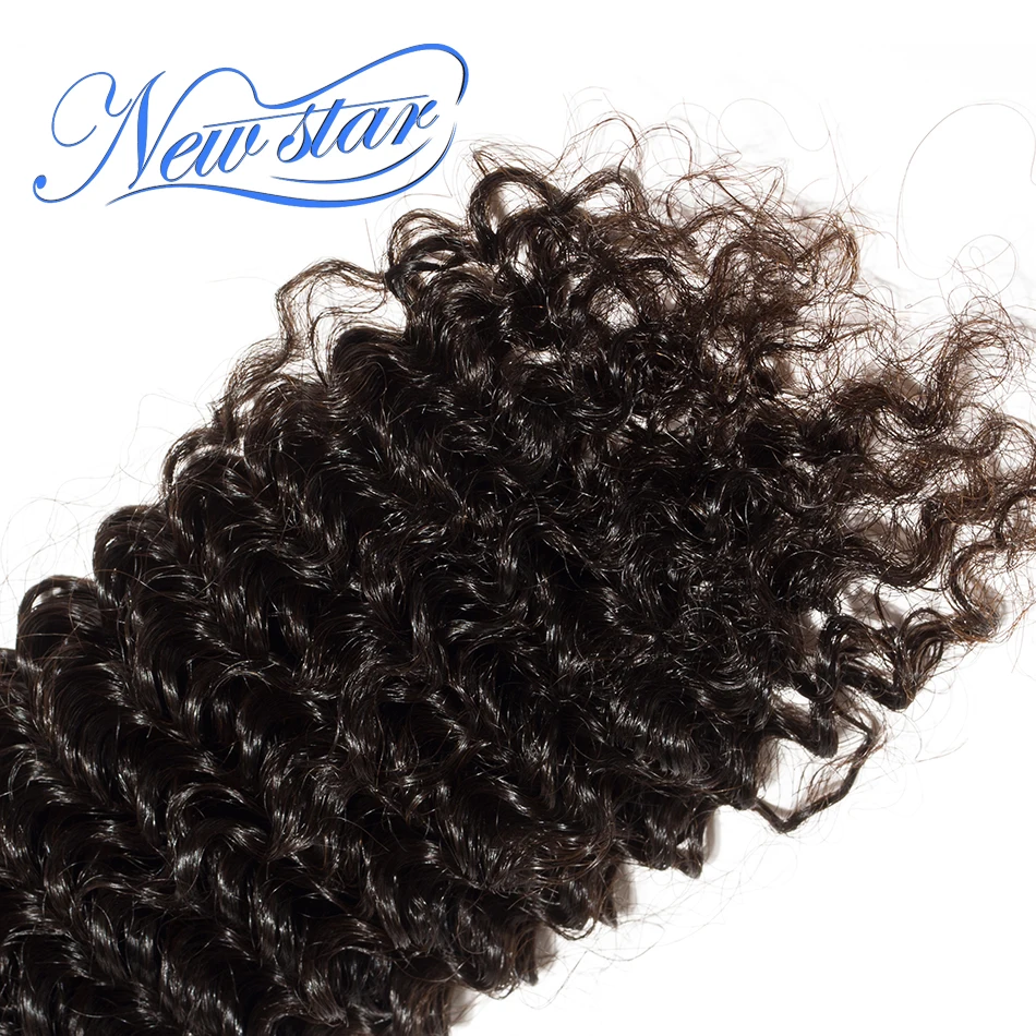 Новые Звездные волосы афро Бразильские глубокие вьющиеся человеческие