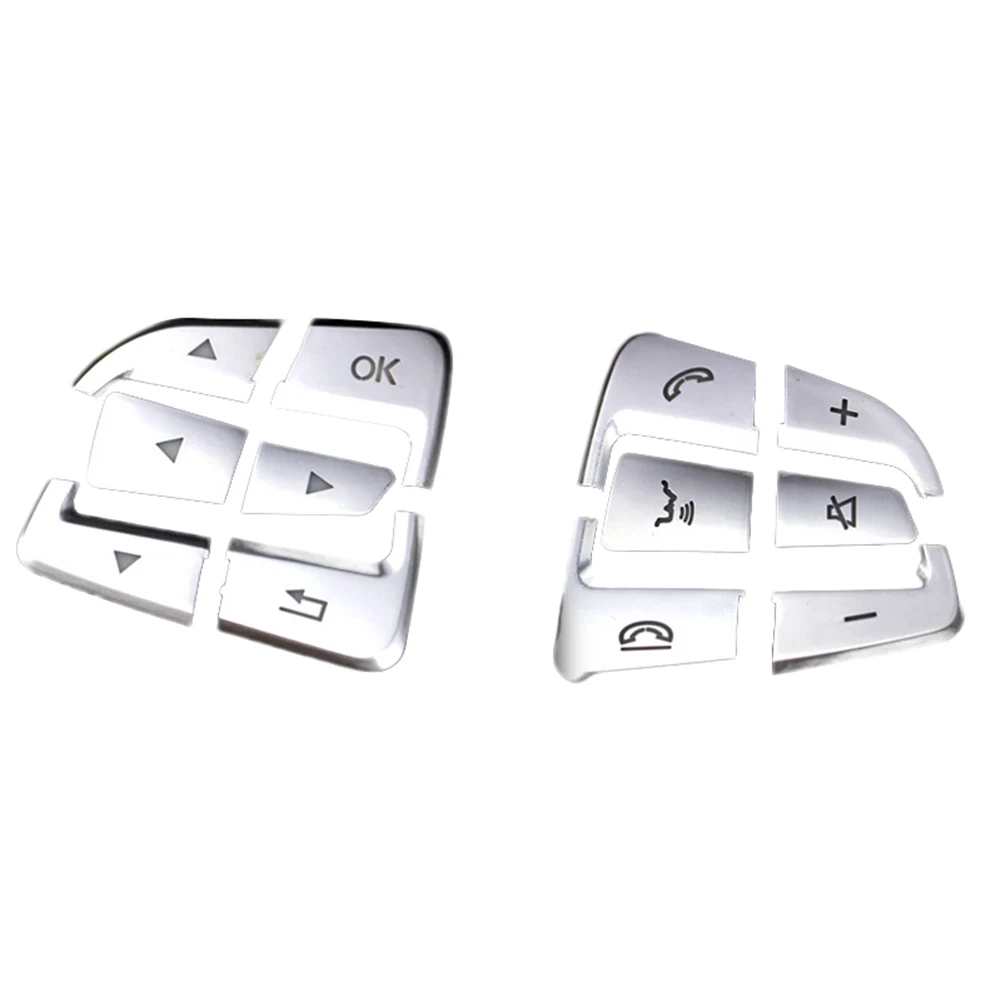 

Car Steering Wheel Button Decoration For A/B Mercedes-Benz New C-Class GLC Steering Wheel Buttons Interior Accessories