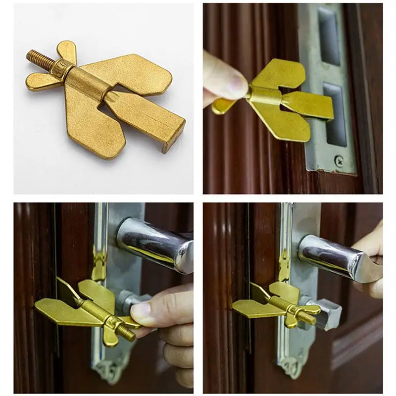 Портативный дверной замок для отеля переносной ограничитель из нержавеющей