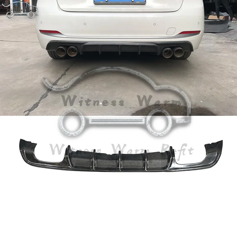 Задний бампер из углеродного волокна/FRP диффузор спойлер для BMW F30 стандартный 2012