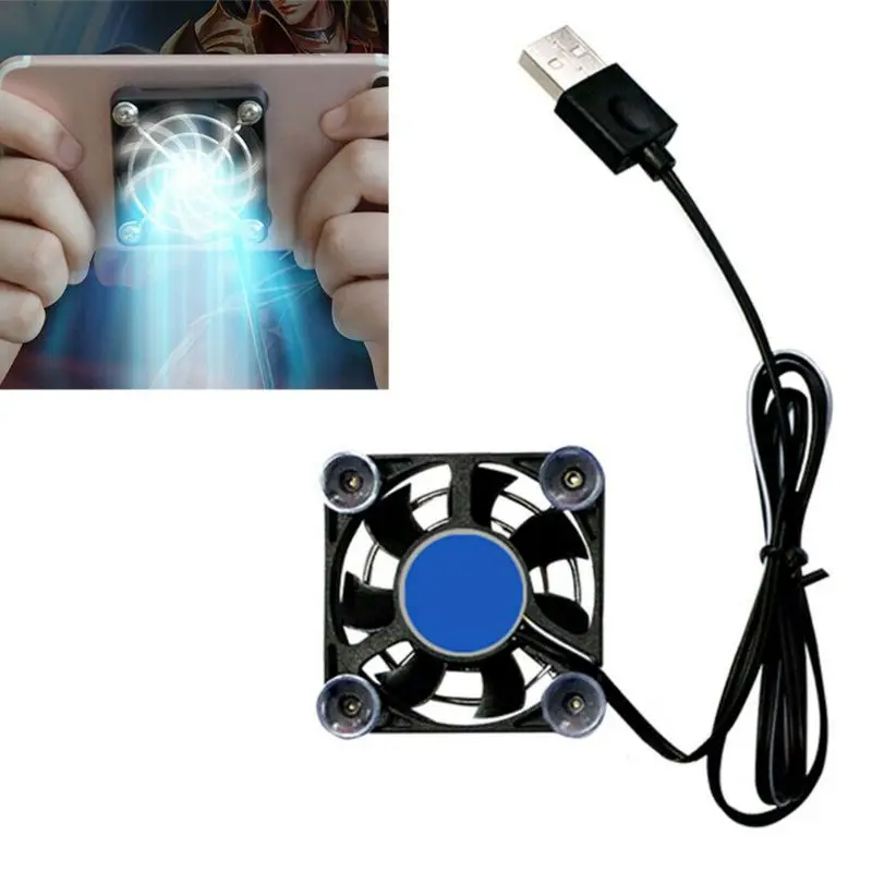 Черный USB-контроллер охлаждения планшета портативный держатель вентилятора