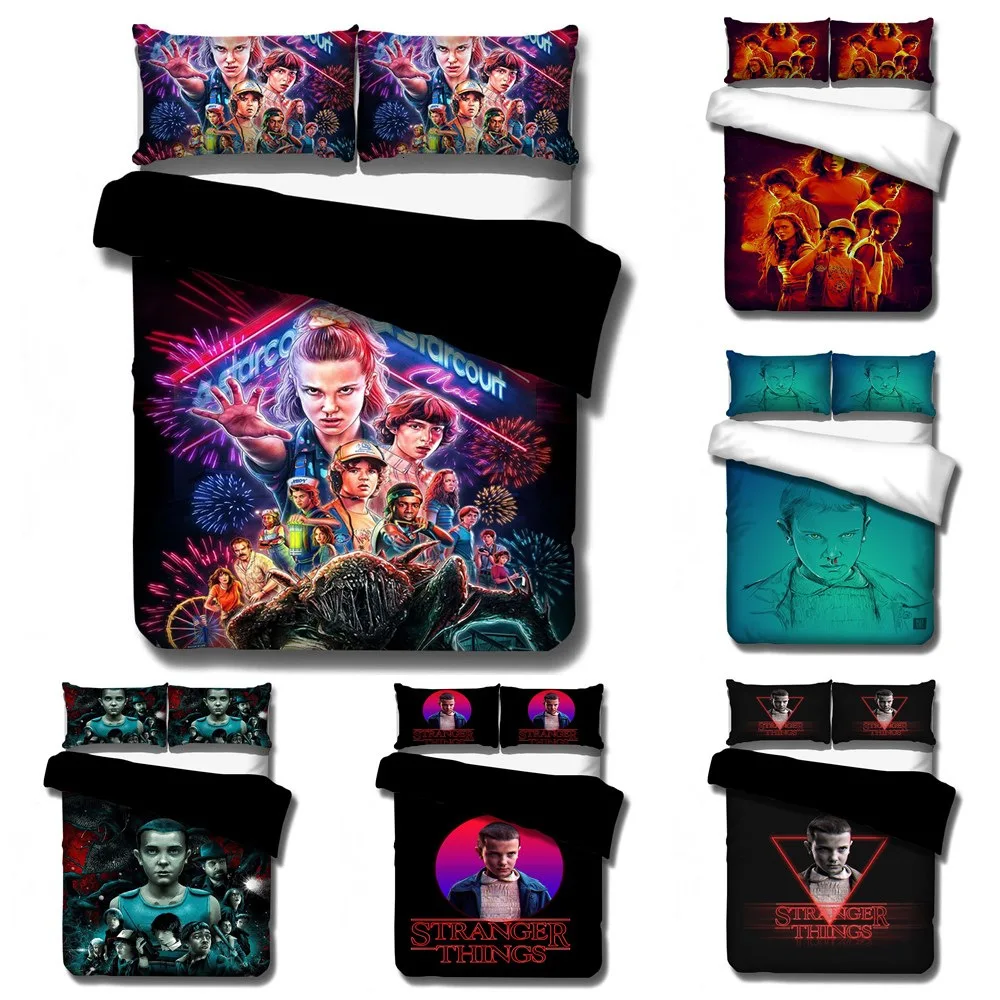 

Необычные вещи, Комплект постельного белья с 3D принтом для детей, домашнее пуховое одеяло, покрывало с наволочкой, роскошный комплект из тре...