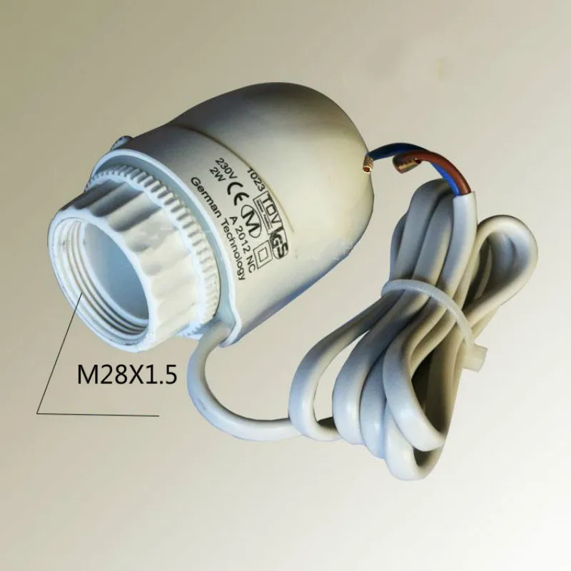 M28X1.5 220 В 24 В NC без электрического теплового привода клапанная головка для термостата коллектор подпольного отопления радиатора