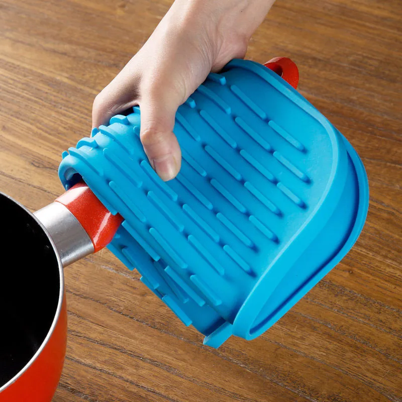 

1Pc Rectangle Heat Resistant Mat Silicone Non-slip Trivet Pot Pan Holder Mat Pad For Kitchen Accessories