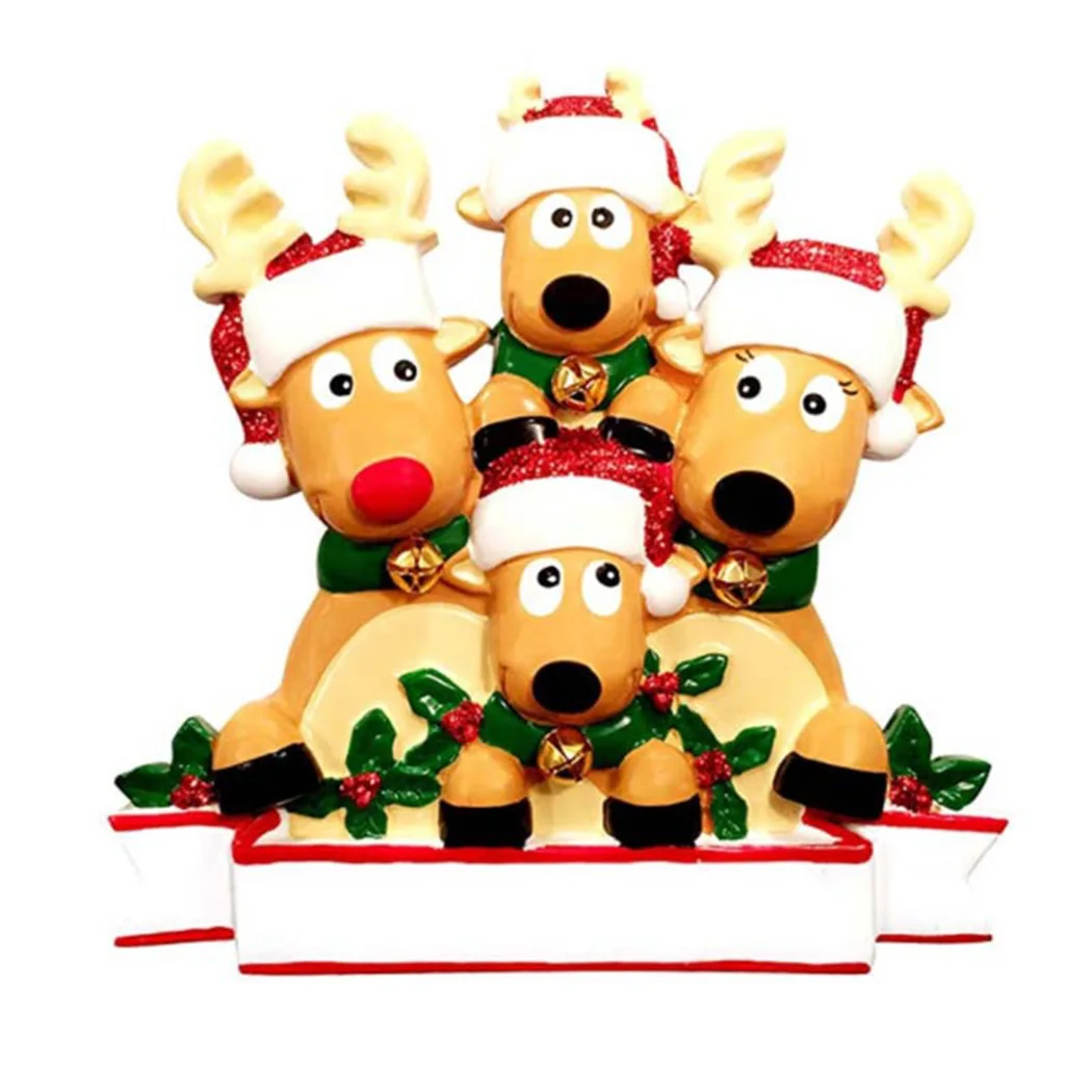 

Family Ornament Pendant Xmas Decor Personalised Gift Festival atmosphere