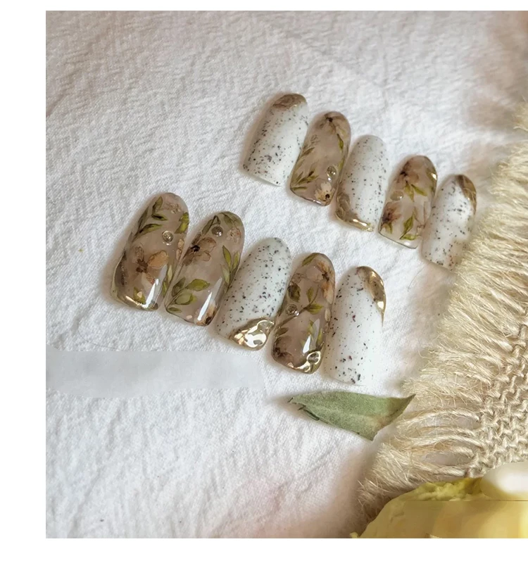 1 шт. Ретро Винтаж акценты ультратонкий переводные наклейки для ногтей цветы