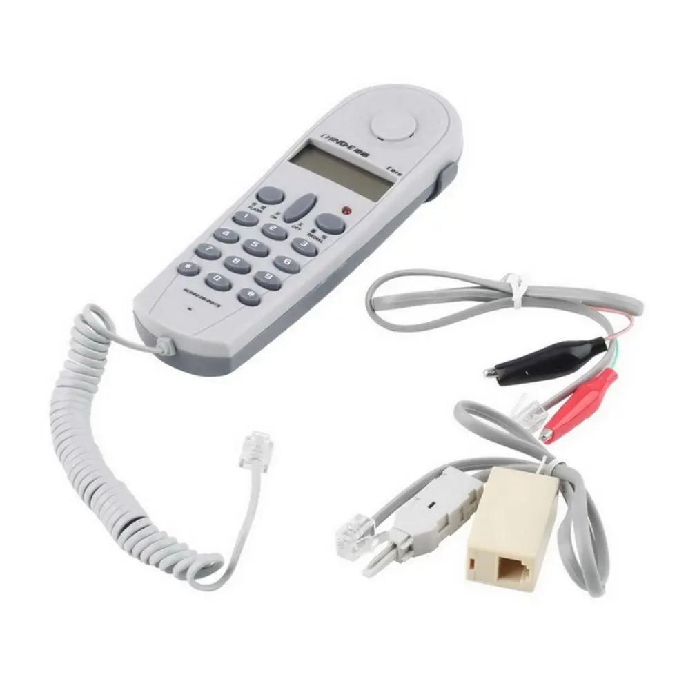 

Telephone Phone Butt Test Tester Lineman Tool Network Cable Set Professional Device C019 Check For Telephone Line Fault New