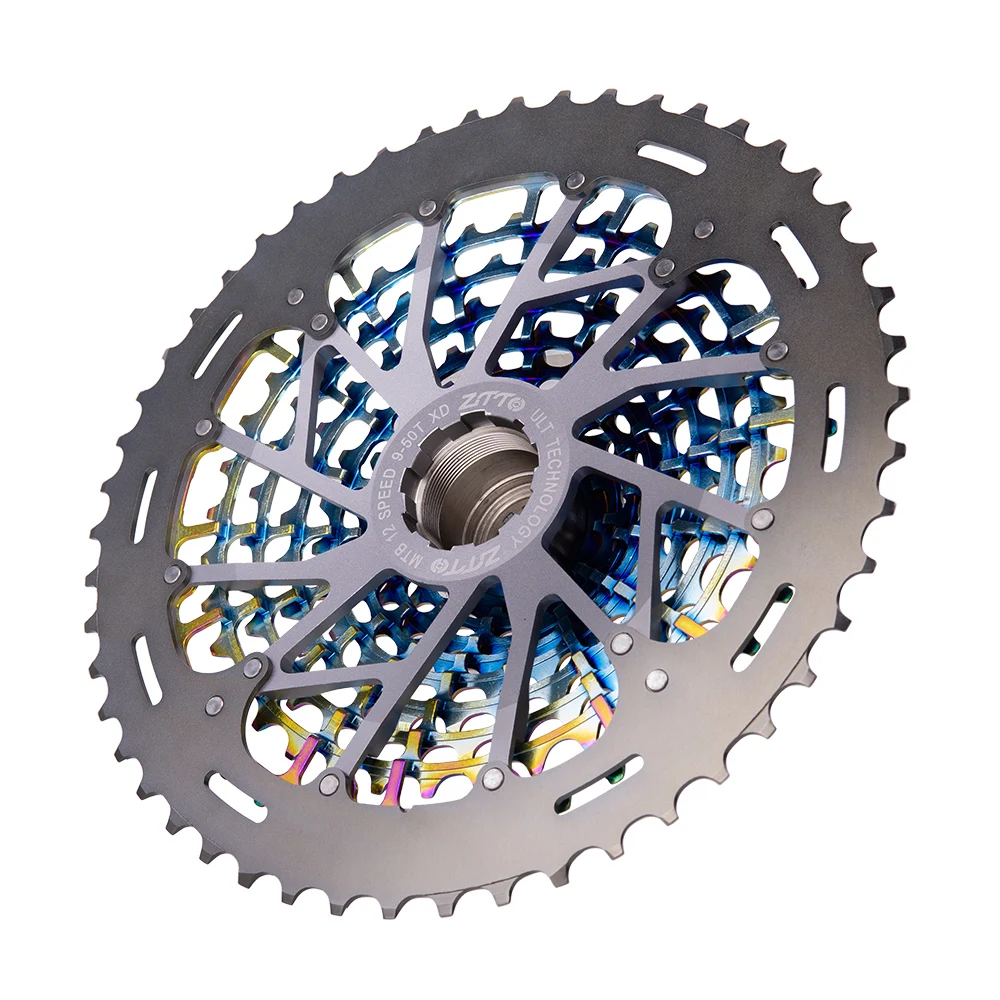 Кассета ZTTO MTB 9T 50T Ультралегкая кассета Ultimate XD Rainbow K7 375 г 12 В ulт s звездочка 1299